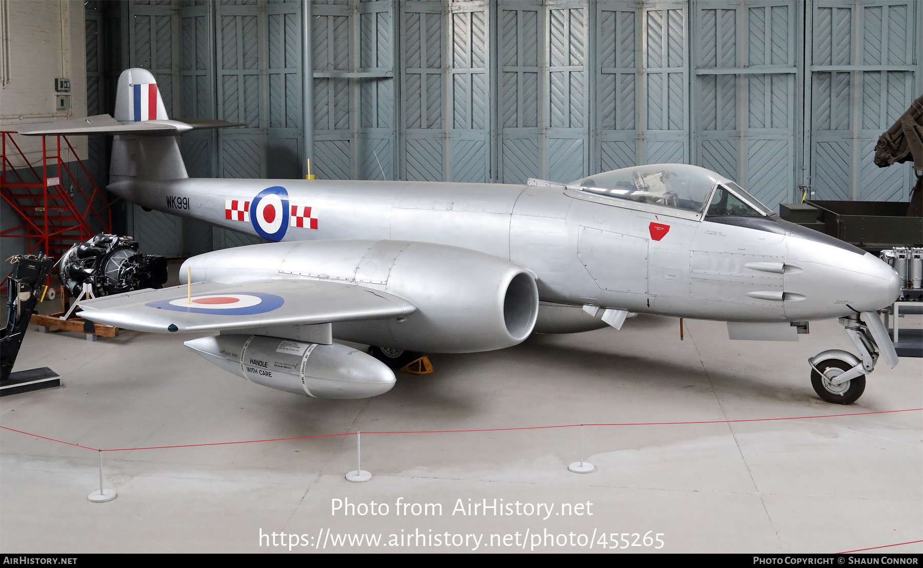 Aircraft Photo of WK991 | Gloster Meteor F8 | UK - Air Force | AirHistory.net #455265