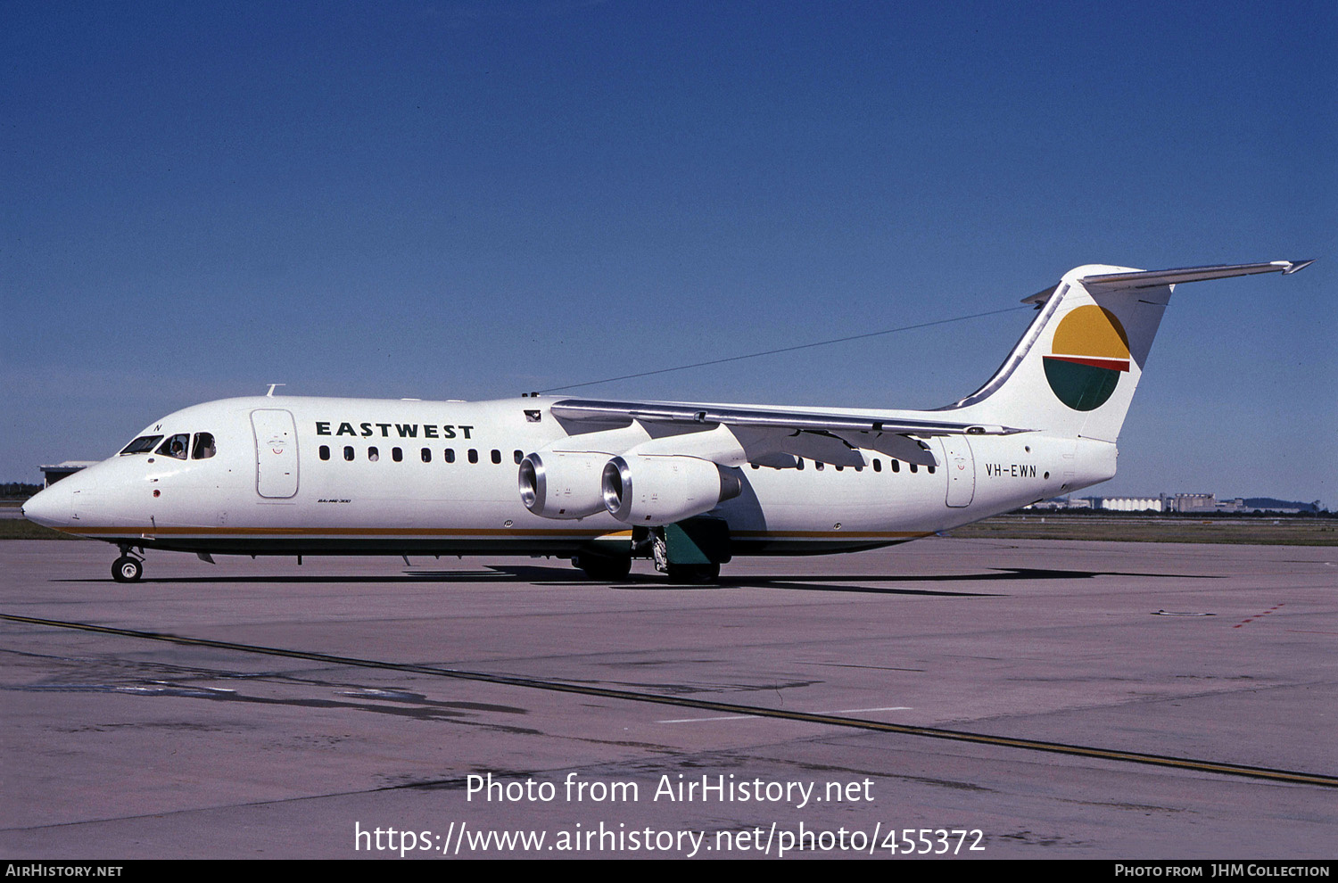 Aircraft Photo of VH-EWN | British Aerospace BAe-146-300 | East-West Airlines | AirHistory.net #455372