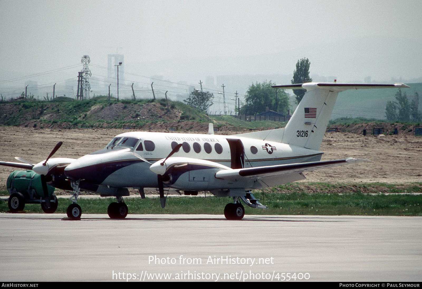 Aircraft Photo of 73-1216 / 31216 | Beech C-12C Huron | USA - Air Force | AirHistory.net #455400