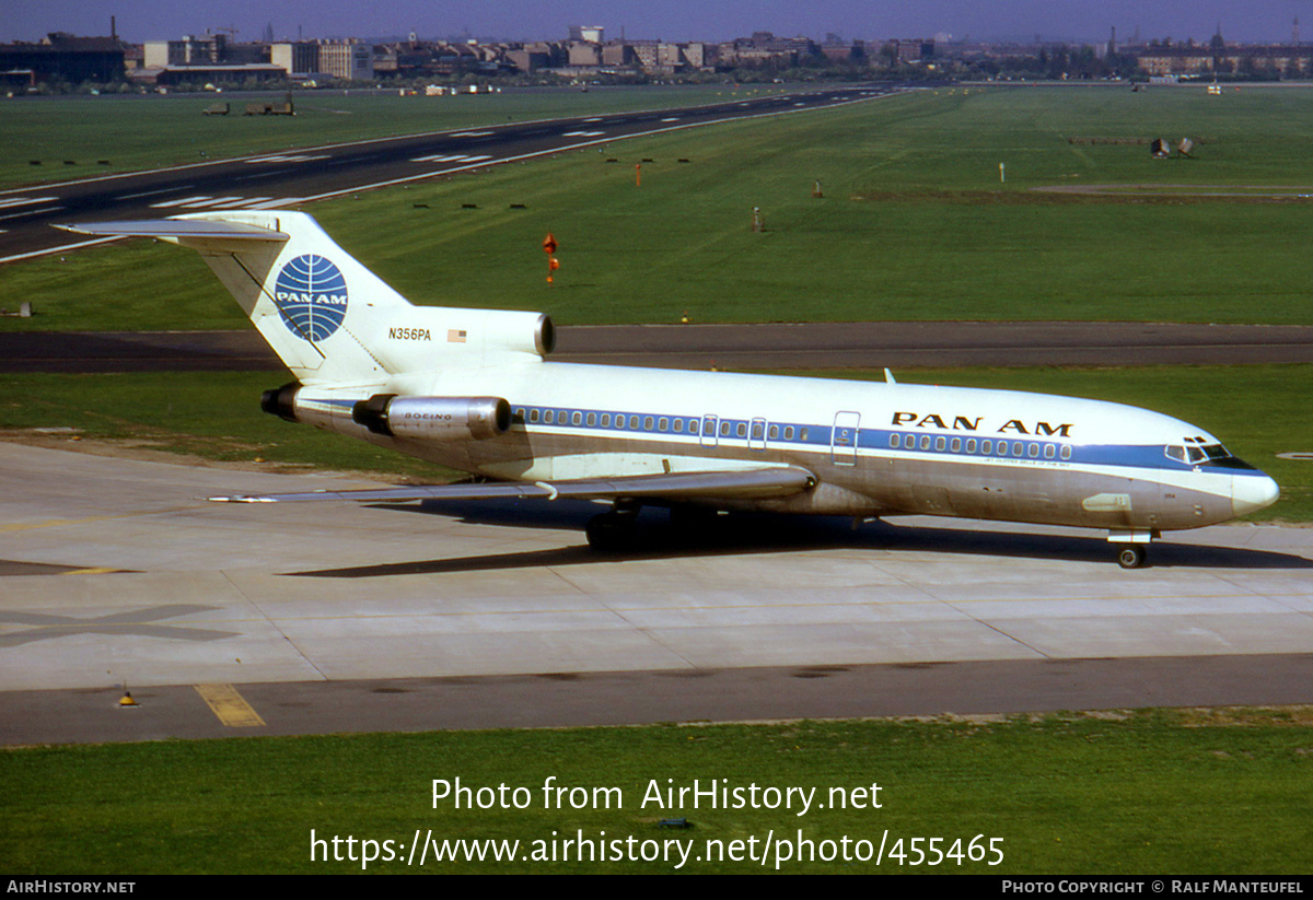 Aircraft Photo of N356PA | Boeing 727-21 | Pan American World Airways - Pan Am | AirHistory.net #455465