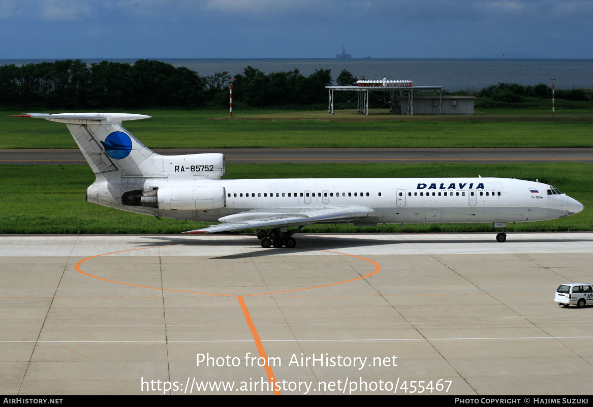 Aircraft Photo of RA-85752 | Tupolev Tu-154M | Dalavia - Far East Airways | AirHistory.net #455467