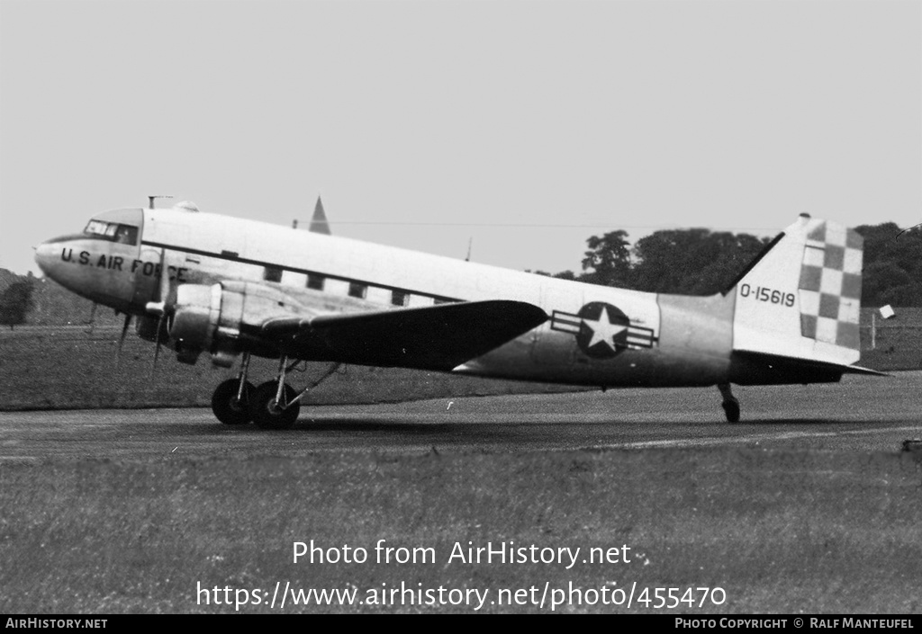 Aircraft Photo of 43-15619 / 0-15619 | Douglas C-47A Skytrain | USA - Air Force | AirHistory.net #455470