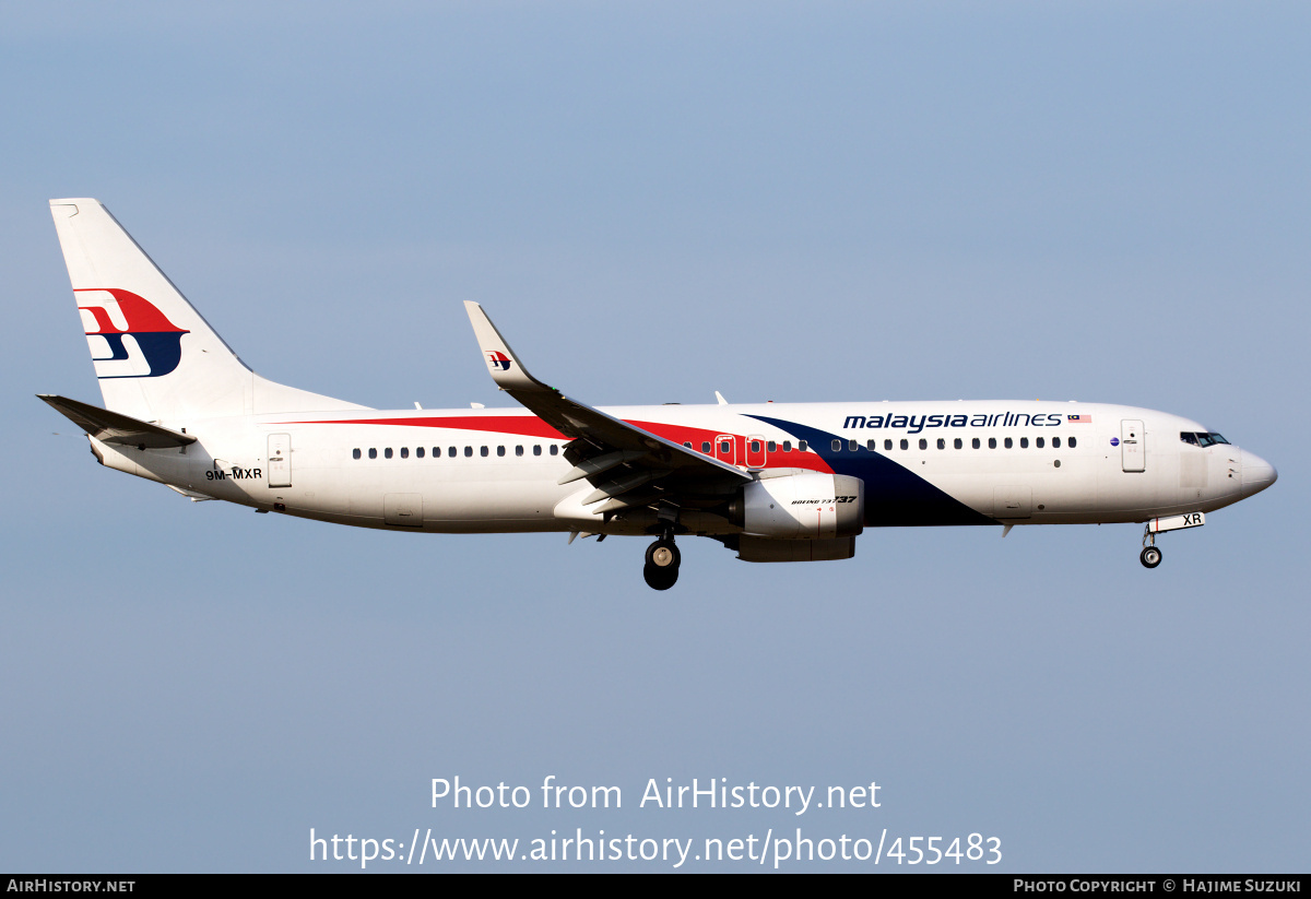 Aircraft Photo of 9M-MXR | Boeing 737-8H6 | Malaysia Airlines | AirHistory.net #455483