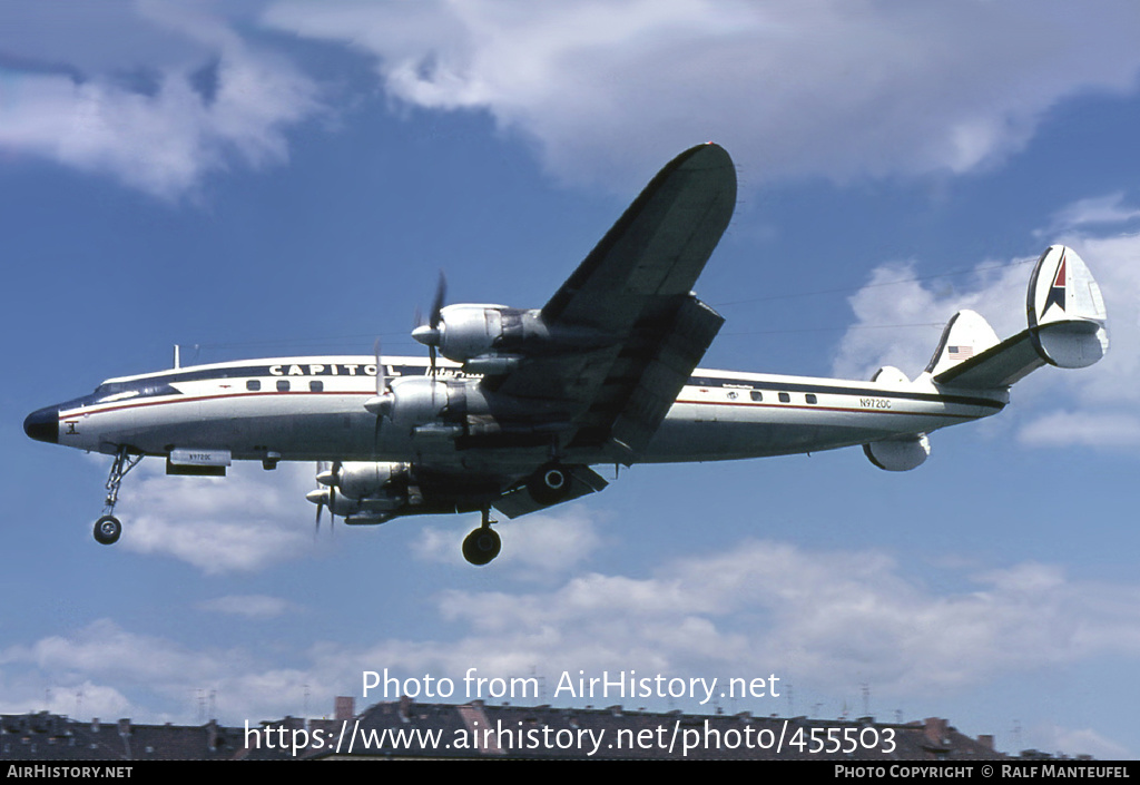 Aircraft Photo of N9720C | Lockheed L-1049G Super Constellation | Capitol International Airways | AirHistory.net #455503