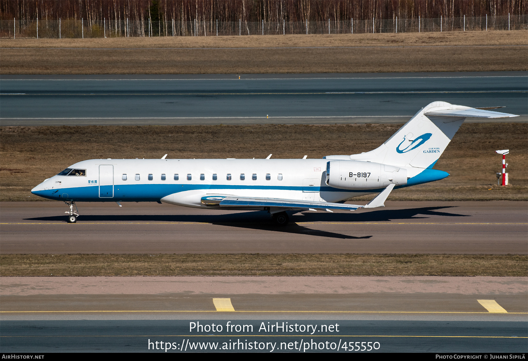 Aircraft Photo of B-8197 | Bombardier Global 6000 (BD-700-1A10) | Country Garden | AirHistory.net #455550