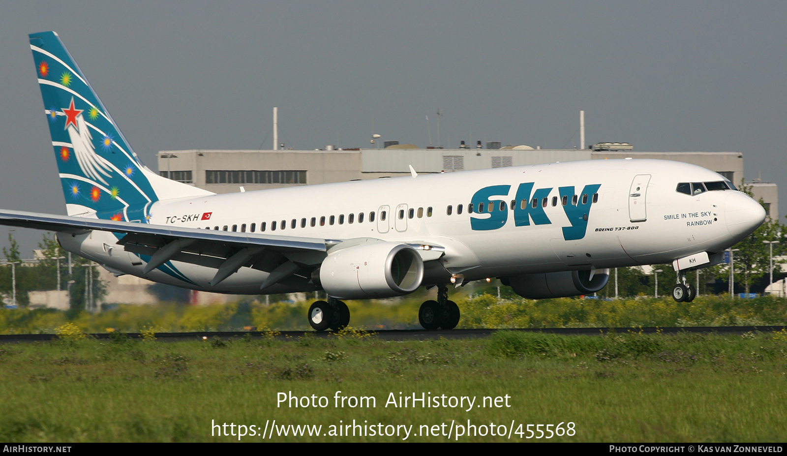 Aircraft Photo of TC-SKH | Boeing 737-8BK | Sky Airlines | AirHistory.net #455568