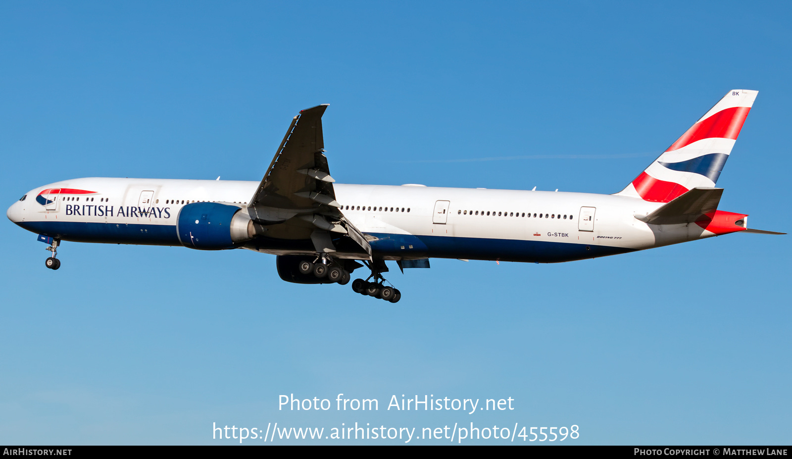 Aircraft Photo of G-STBK | Boeing 777-336/ER | British Airways | AirHistory.net #455598