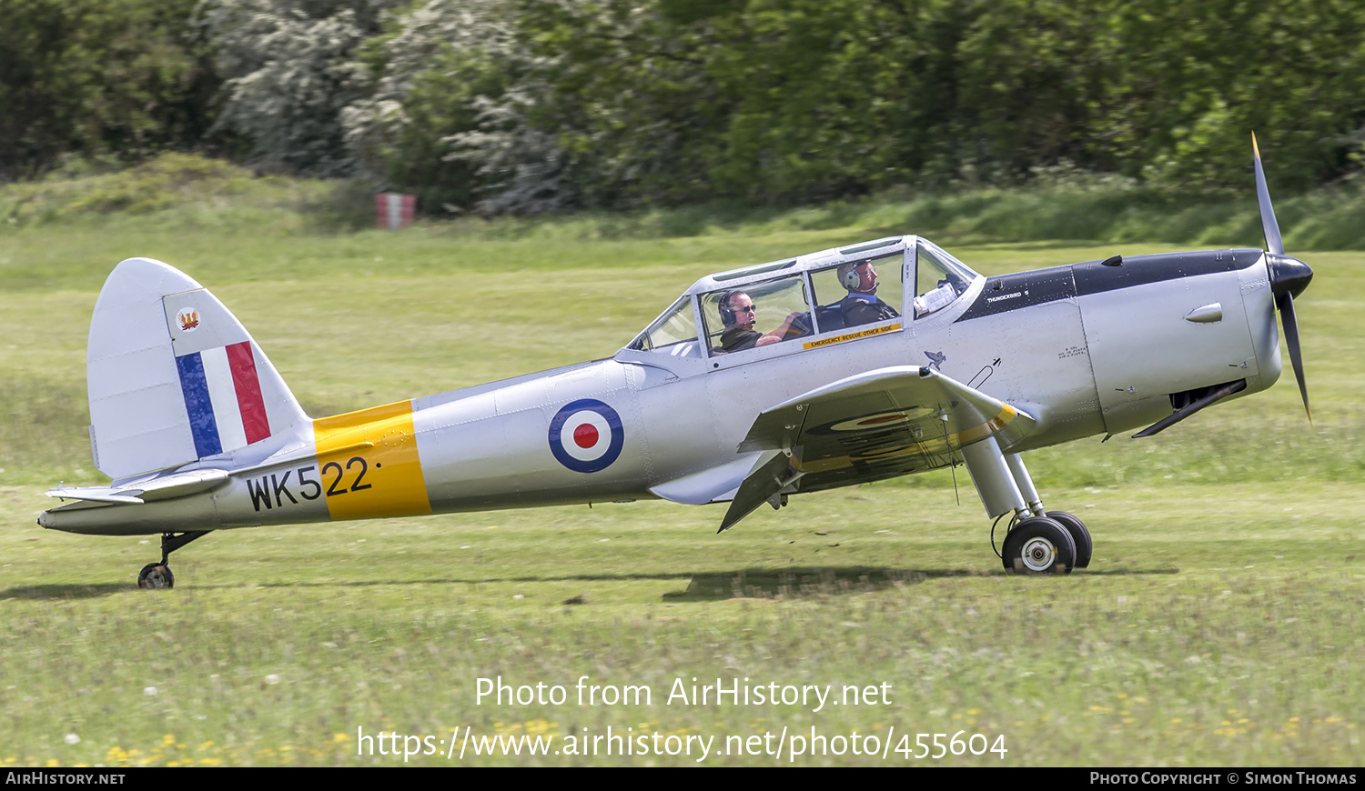 Aircraft Photo of G-BCOU / WK522 | De Havilland DHC-1 Chipmunk Mk22 | UK - Air Force | AirHistory.net #455604