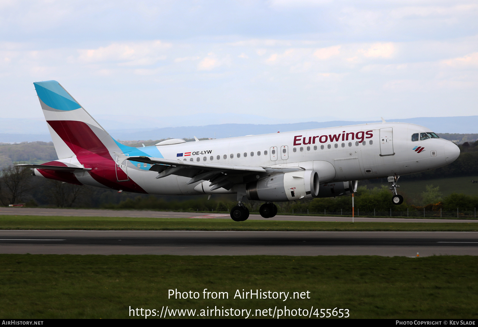 Aircraft Photo of OE-LYW | Airbus A319-132 | Eurowings | AirHistory.net #455653