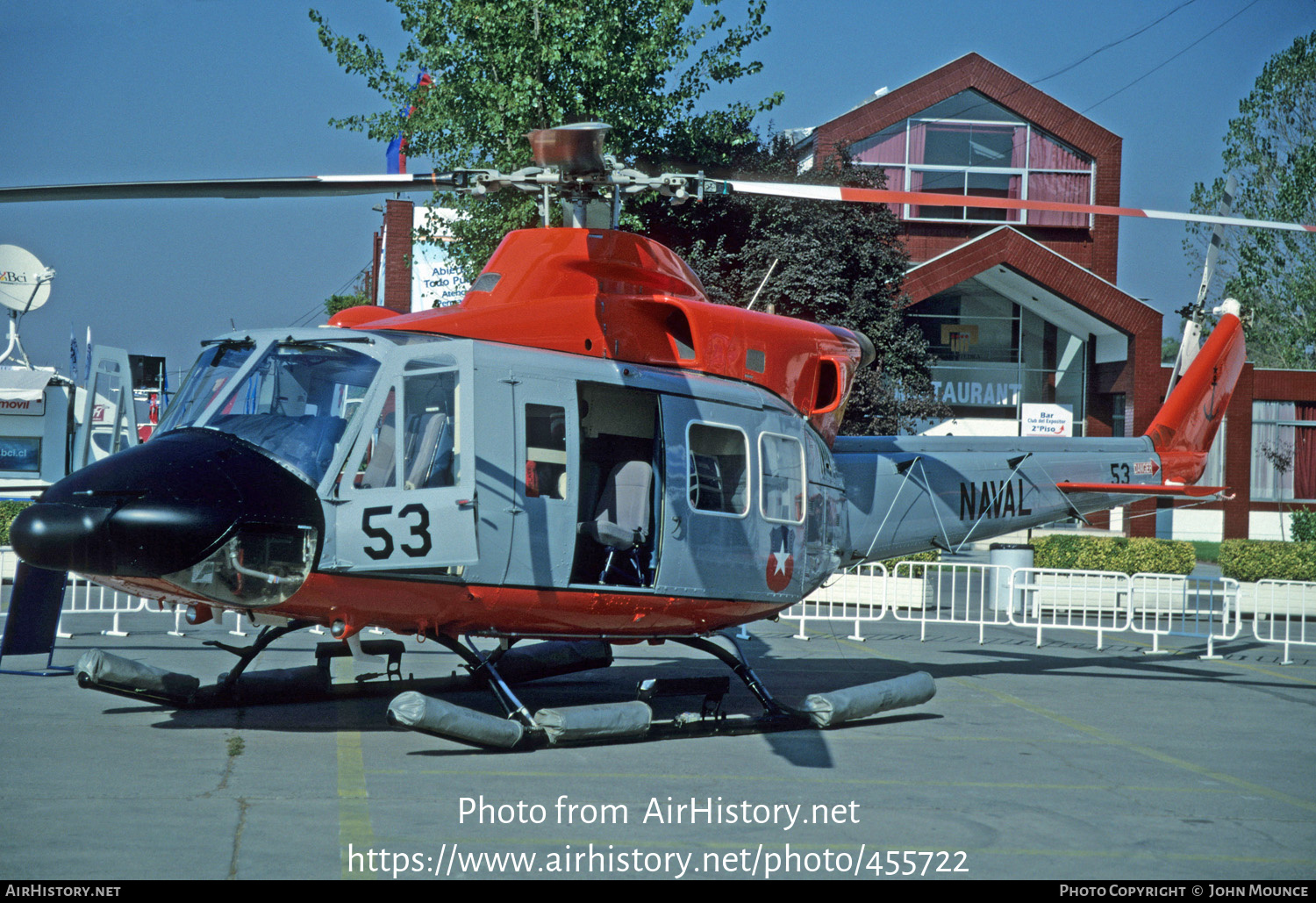 Aircraft Photo of 53 | Bell 412HP | Chile - Navy | AirHistory.net #455722