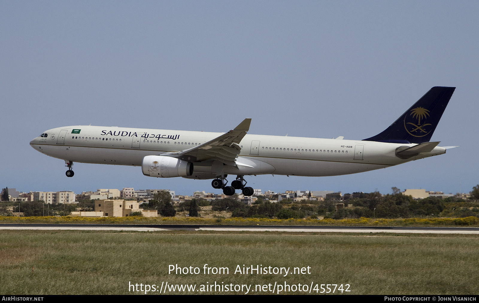 Aircraft Photo of HZ-AQ18 | Airbus A330-343 | Saudia - Saudi Arabian Airlines | AirHistory.net #455742