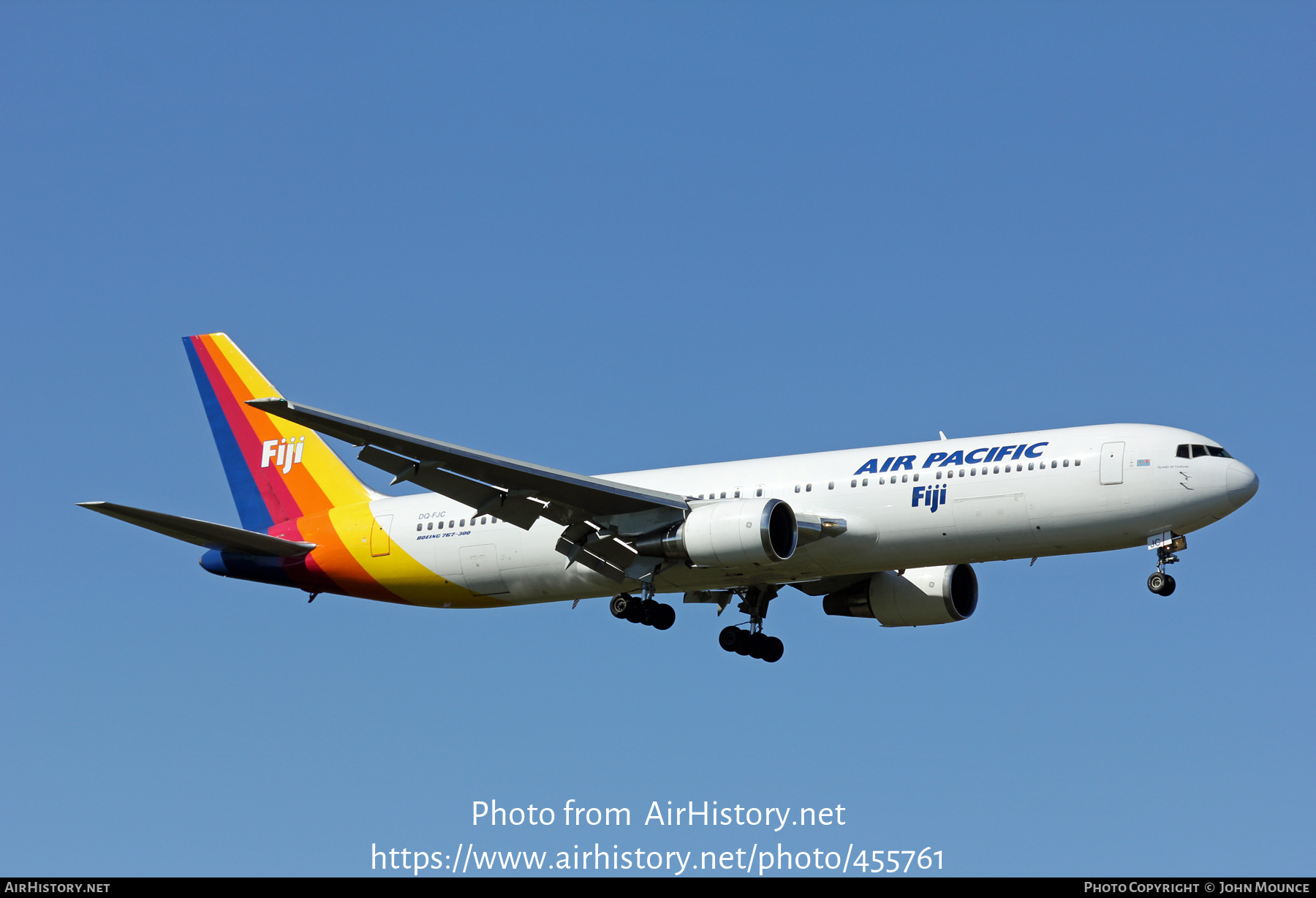 Aircraft Photo of DQ-FJC | Boeing 767-3X2/ER | Air Pacific | AirHistory.net #455761