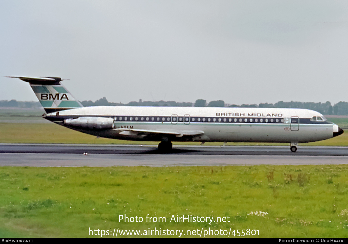 Aircraft Photo of G-AXLM | BAC 111-523FJ One-Eleven | British Midland Airways - BMA | AirHistory.net #455801