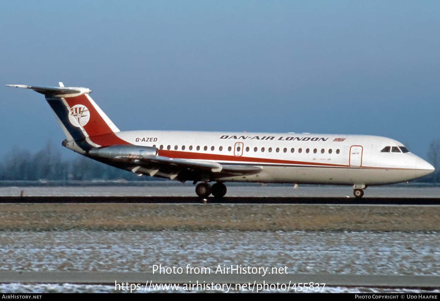 Aircraft Photo of G-AZED | BAC 111-414EG One-Eleven | Dan-Air London | AirHistory.net #455837