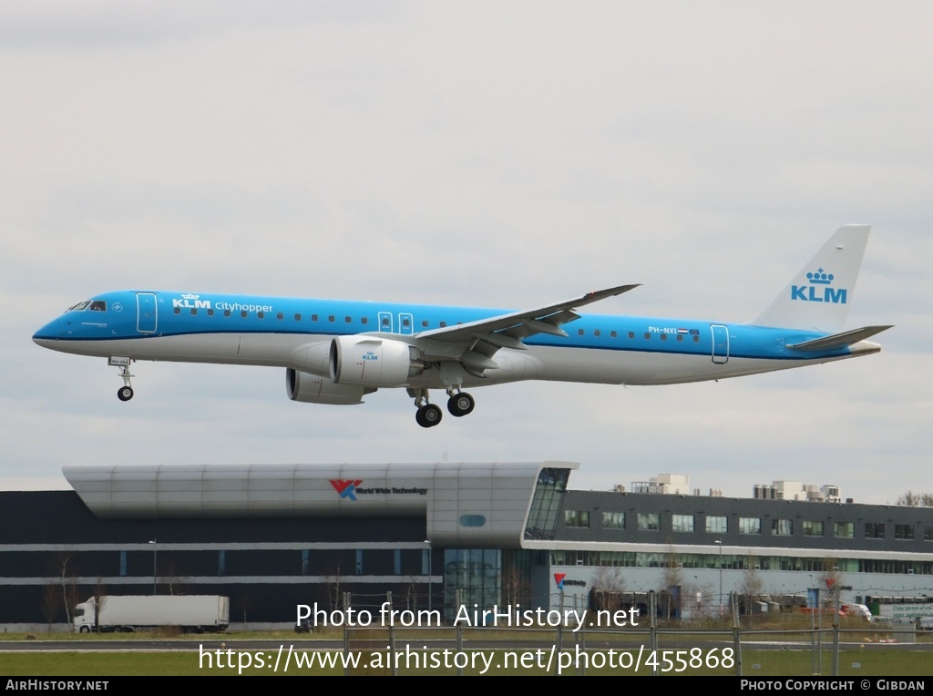 Aircraft Photo of PH-NXI | Embraer 195-E2 (ERJ-190-400) | KLM Cityhopper | AirHistory.net #455868