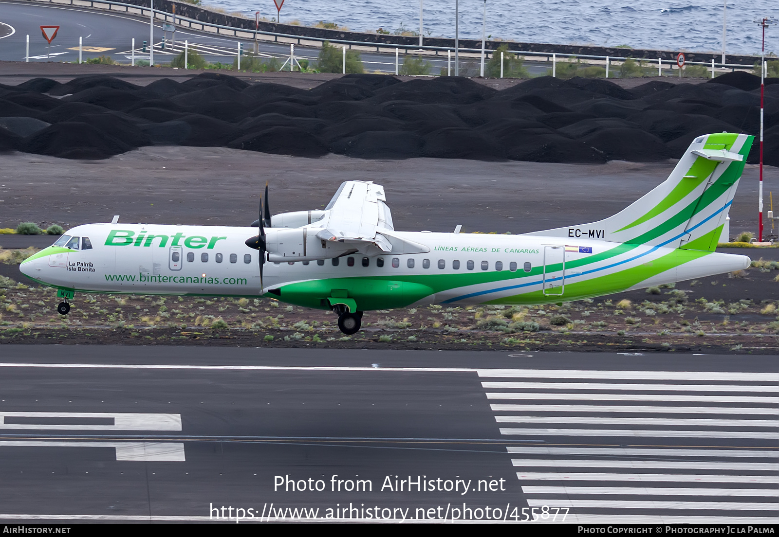 Aircraft Photo of EC-MVI | ATR ATR-72-600 (ATR-72-212A) | Binter Canarias | AirHistory.net #455877