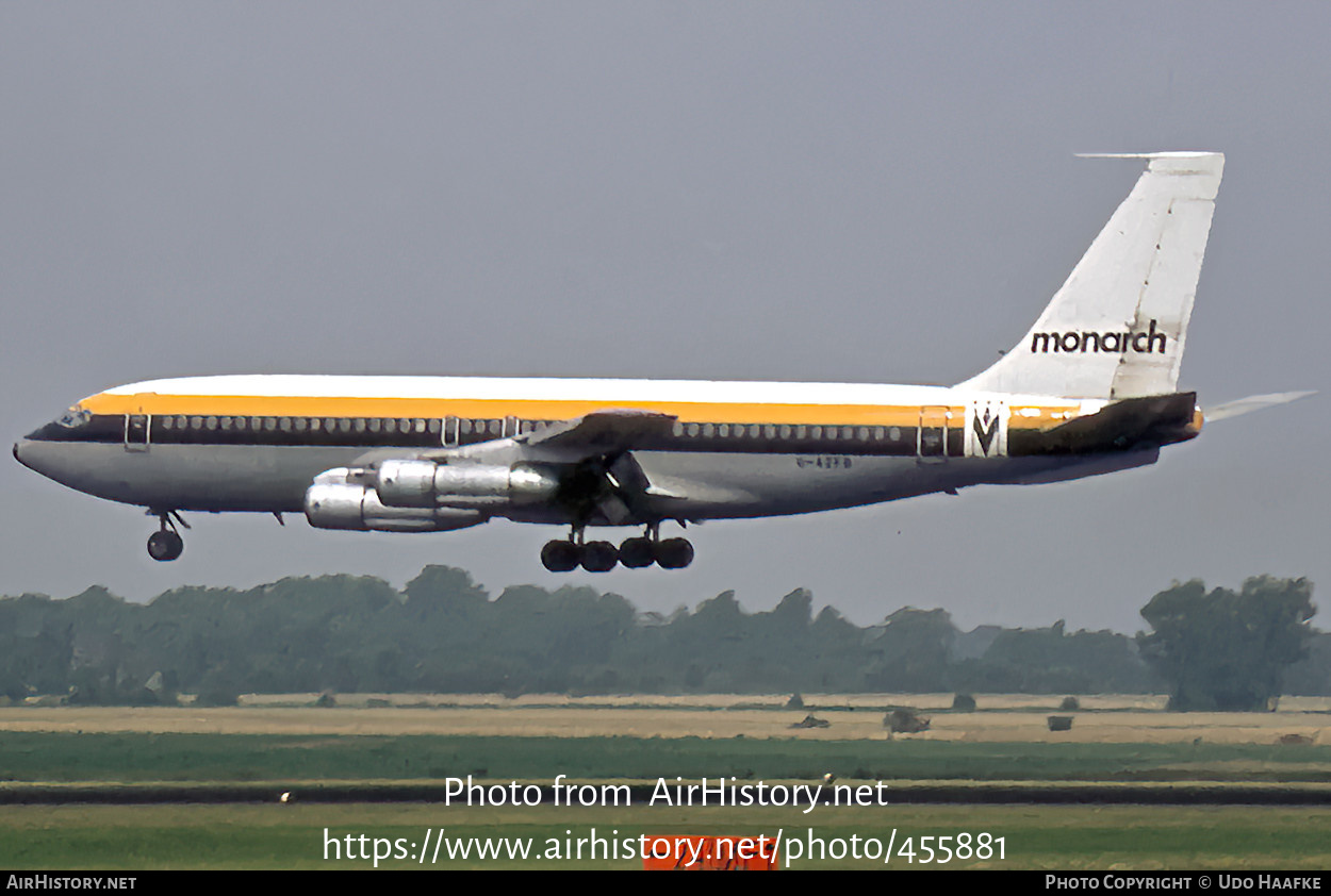 Aircraft Photo of G-AZFB | Boeing 720-051B | Monarch Airlines | AirHistory.net #455881