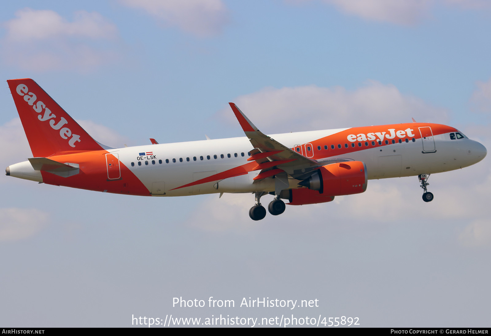 Aircraft Photo of OE-LSK | Airbus A320-251N | EasyJet | AirHistory.net #455892