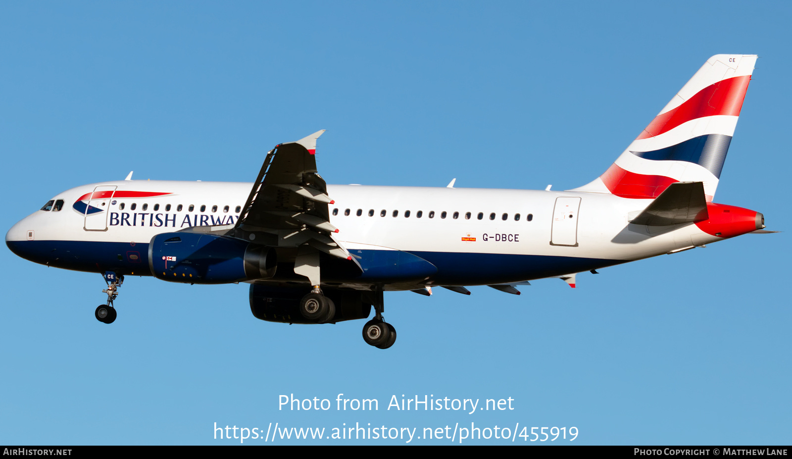 Aircraft Photo of G-DBCE | Airbus A319-131 | British Airways | AirHistory.net #455919