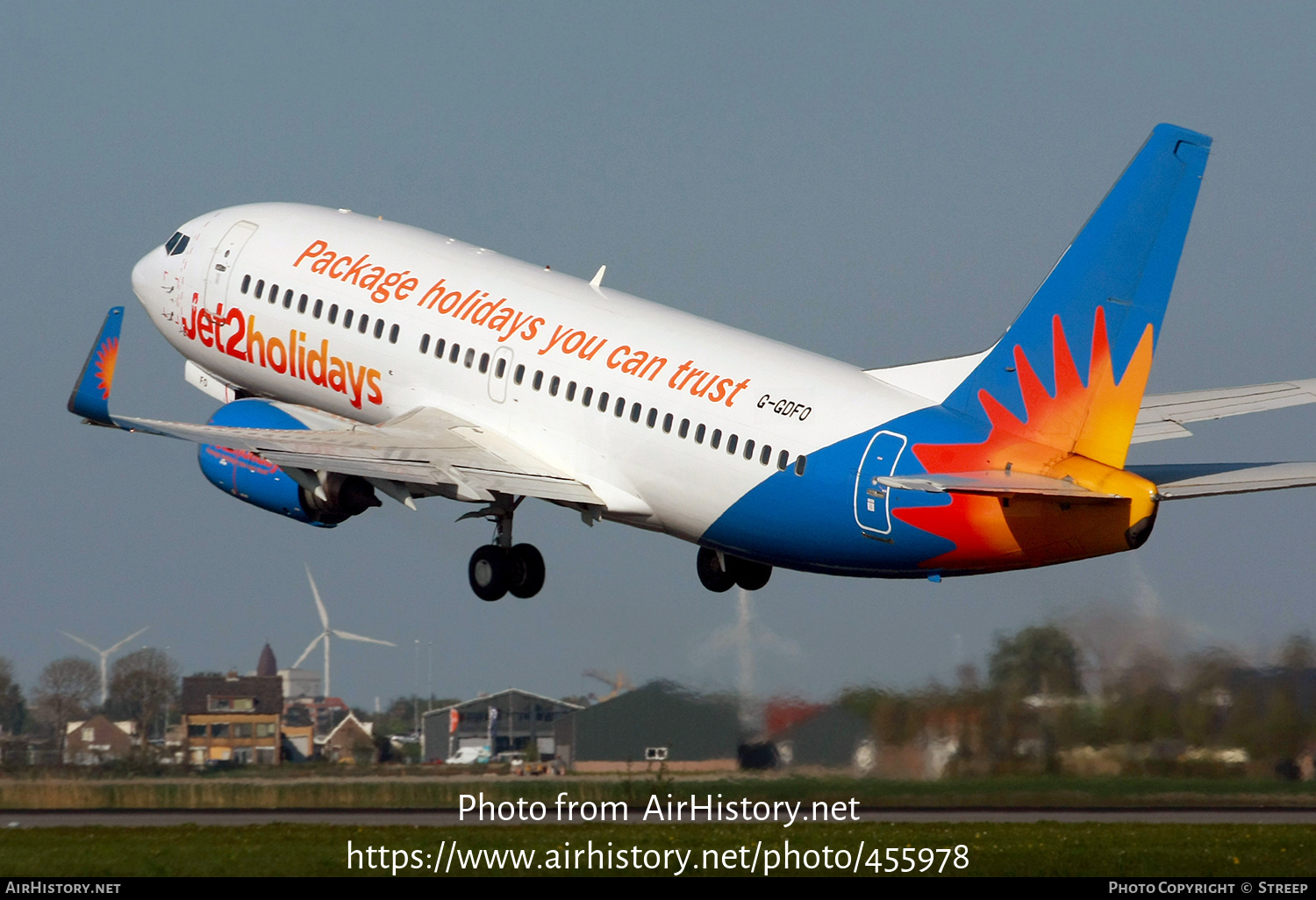 Aircraft Photo of G-GDFO | Boeing 737-3U3 | Jet2 Holidays | AirHistory.net #455978