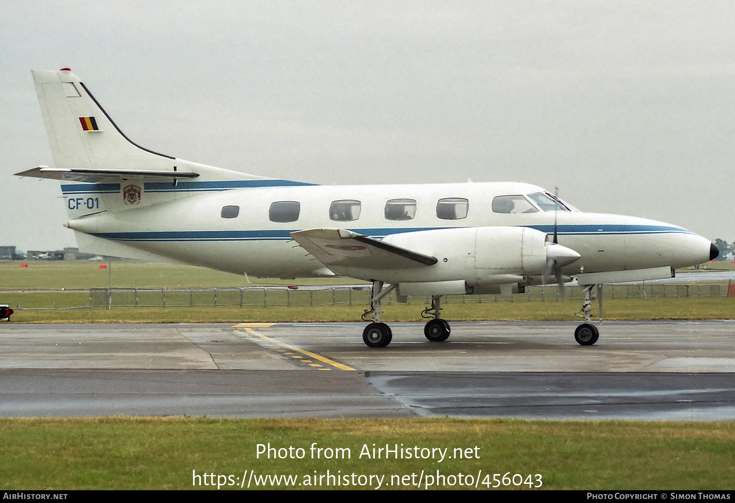 Aircraft Photo of CF-01 | Swearingen SA-226T Merlin IIIA | Belgium - Air Force | AirHistory.net #456043