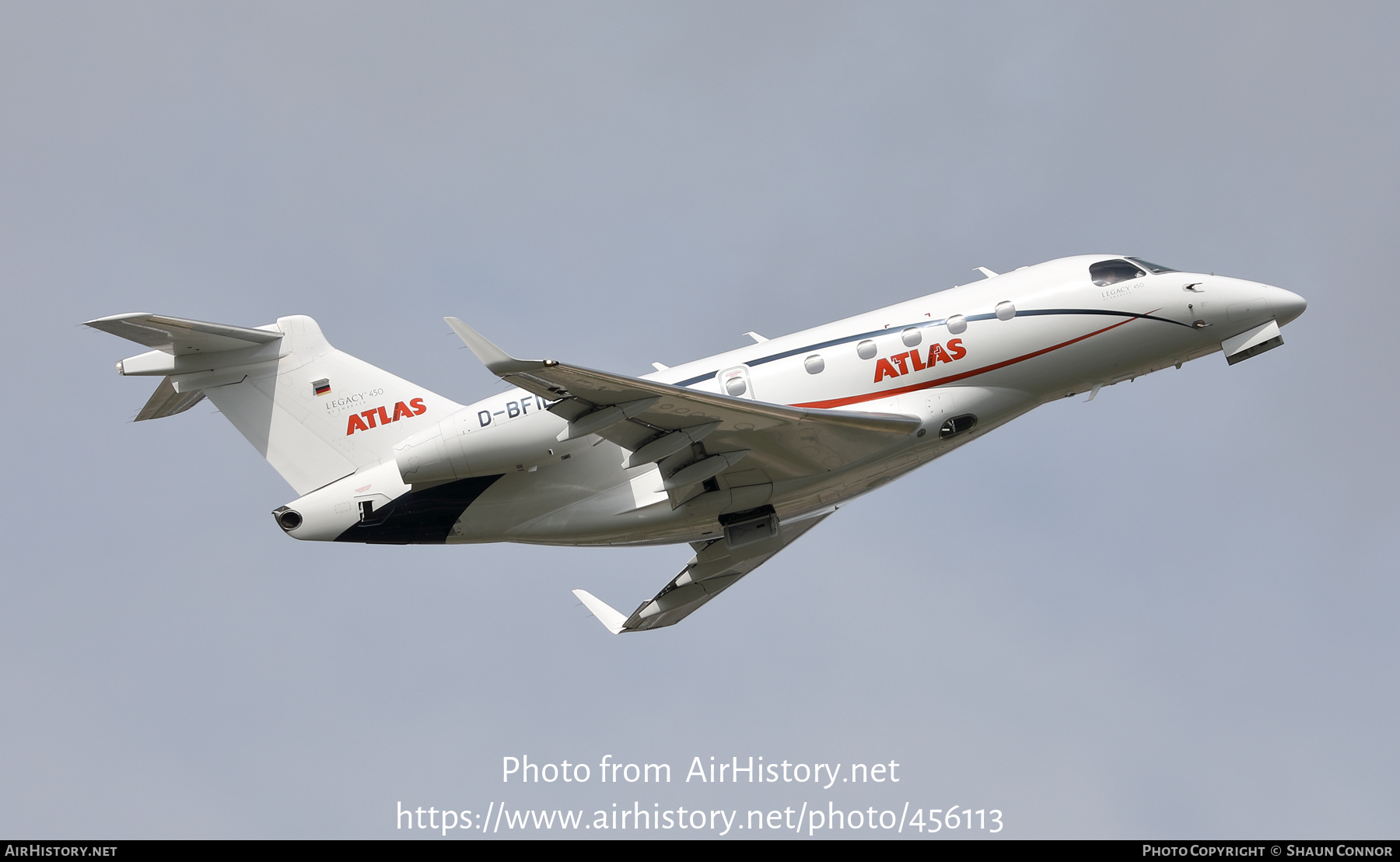 Aircraft Photo of D-BFIL | Embraer EMB-545 Legacy 450 | Atlas Air Service - AAS | AirHistory.net #456113