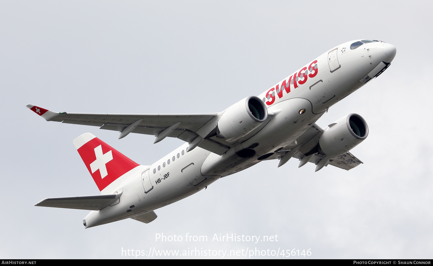 Aircraft Photo of HB-JBF | Bombardier CSeries CS100 (BD-500-1A10) | Swiss International Air Lines | AirHistory.net #456146