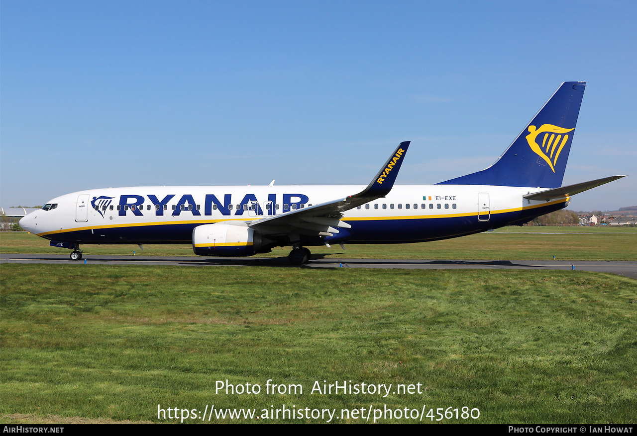 Aircraft Photo of EI-EXE | Boeing 737-8AS | Ryanair | AirHistory.net #456180