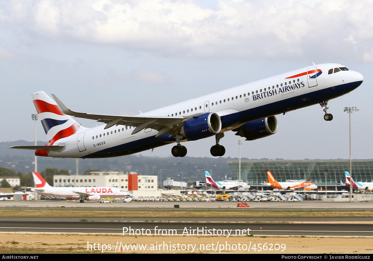 Aircraft Photo of G-NEOX | Airbus A321-251NX | British Airways | AirHistory.net #456209