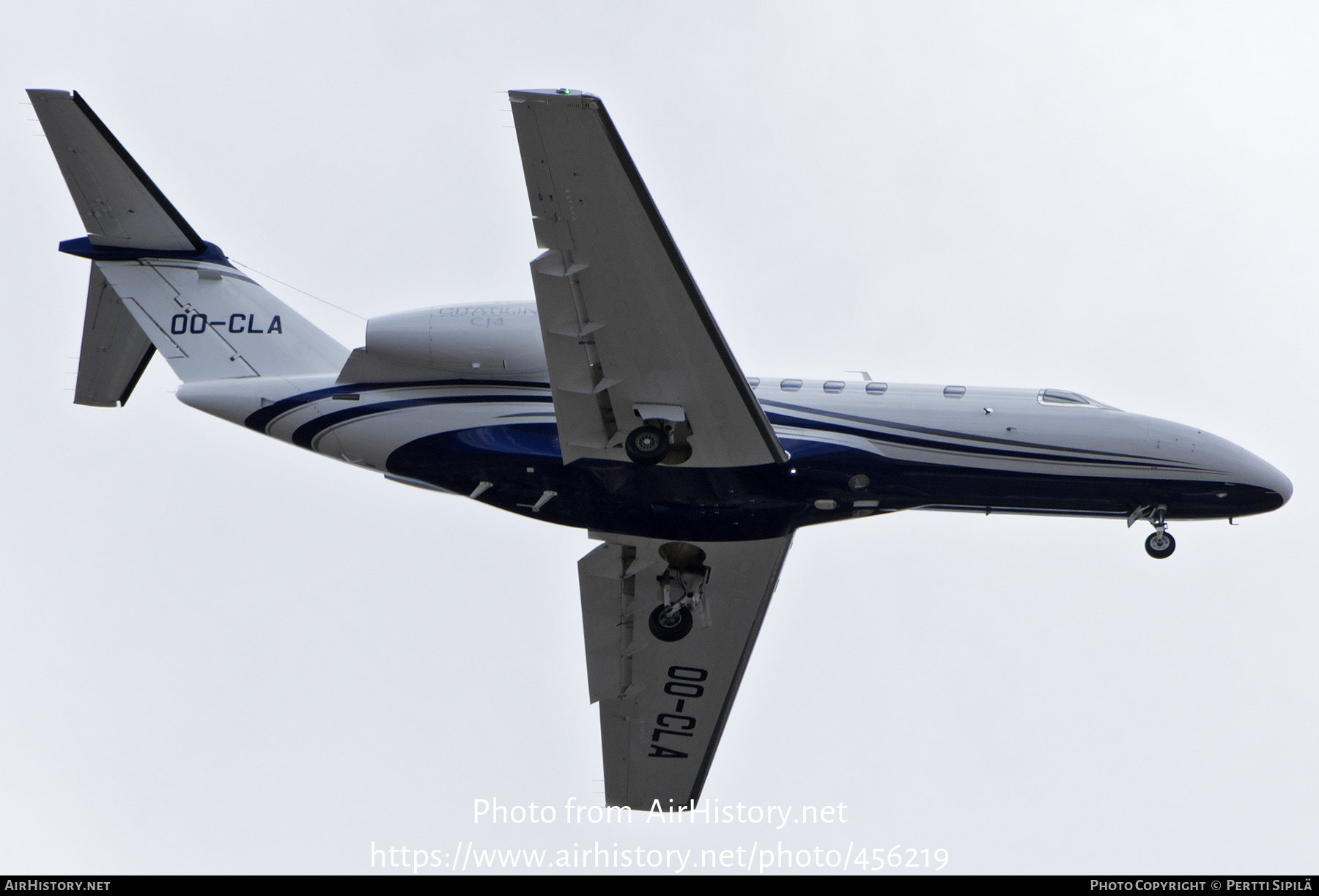 Aircraft Photo of OO-CLA | Cessna 525C CitationJet CJ4 | AirHistory.net #456219