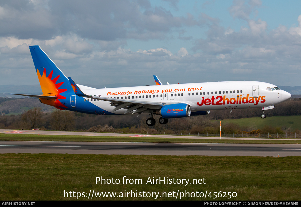 Aircraft Photo of G-DRTD | Boeing 737-808 | Jet2 Holidays | AirHistory.net #456250