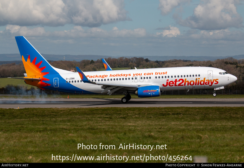 Aircraft Photo of G-JZBR | Boeing 737-800 | Jet2 Holidays | AirHistory.net #456264