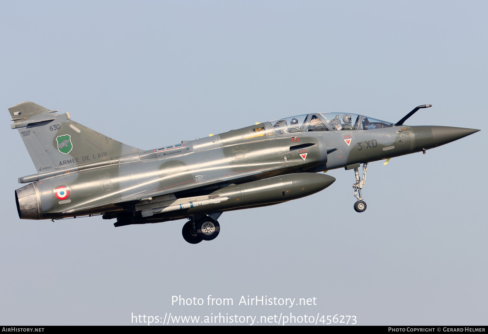 Aircraft Photo of 630 | Dassault Mirage 2000D | France - Air Force | AirHistory.net #456273