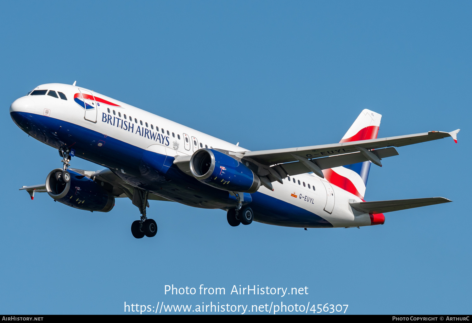 Aircraft Photo of G-EUYL | Airbus A320-232 | British Airways | AirHistory.net #456307