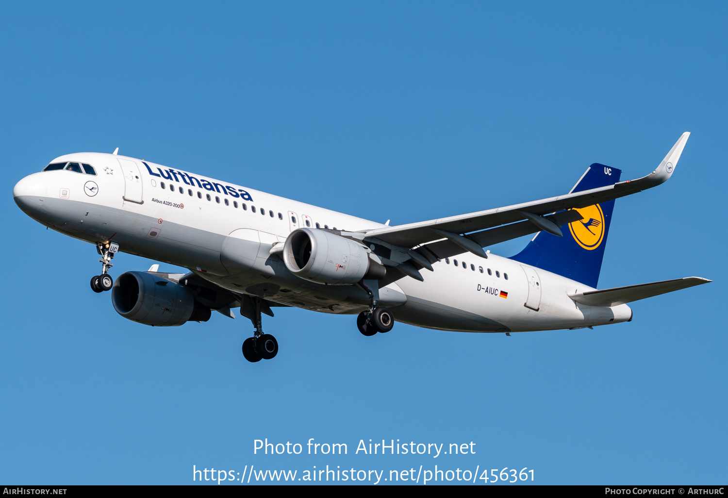 Aircraft Photo of D-AIUC | Airbus A320-214 | Lufthansa | AirHistory.net #456361