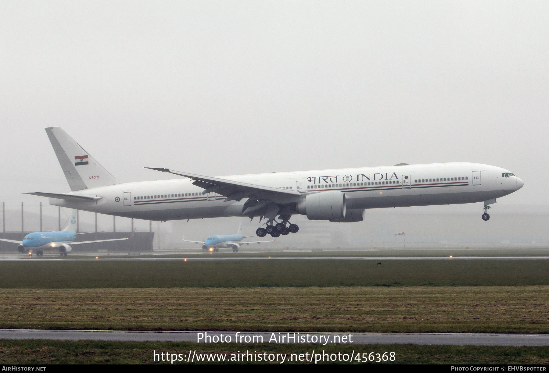 Aircraft Photo of K7066 | Boeing 777-300/ER | India - Air Force | AirHistory.net #456368