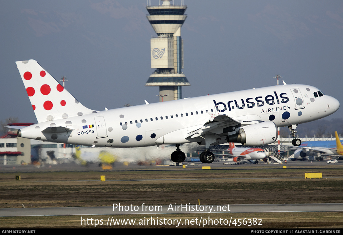 Aircraft Photo of OO-SSS | Airbus A319-111 | Brussels Airlines | AirHistory.net #456382