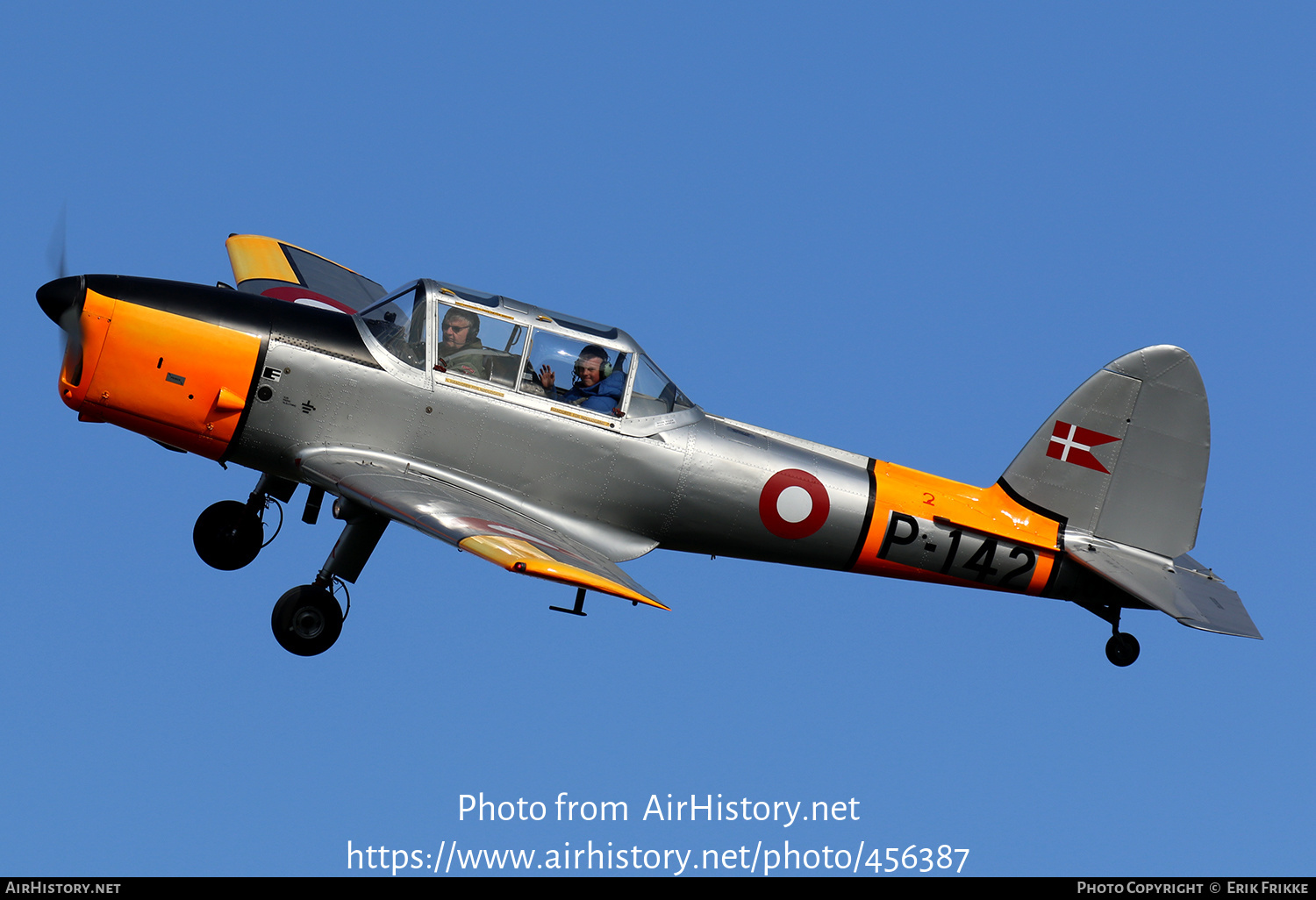 Aircraft Photo of OY-ALL / P-142 | De Havilland DHC-1 Chipmunk Mk22 | Denmark - Air Force | AirHistory.net #456387