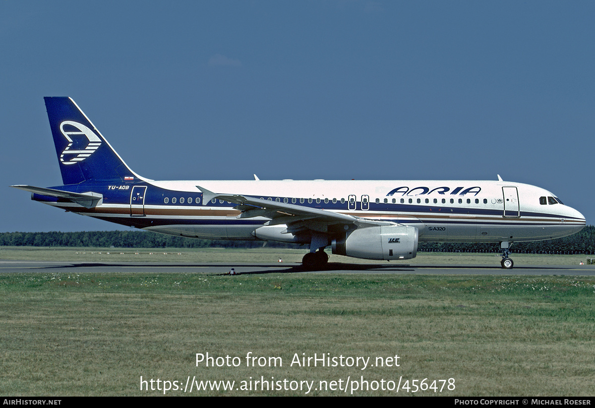 Aircraft Photo of YU-AOB | Airbus A320-231 | Adria Airways | AirHistory.net #456478