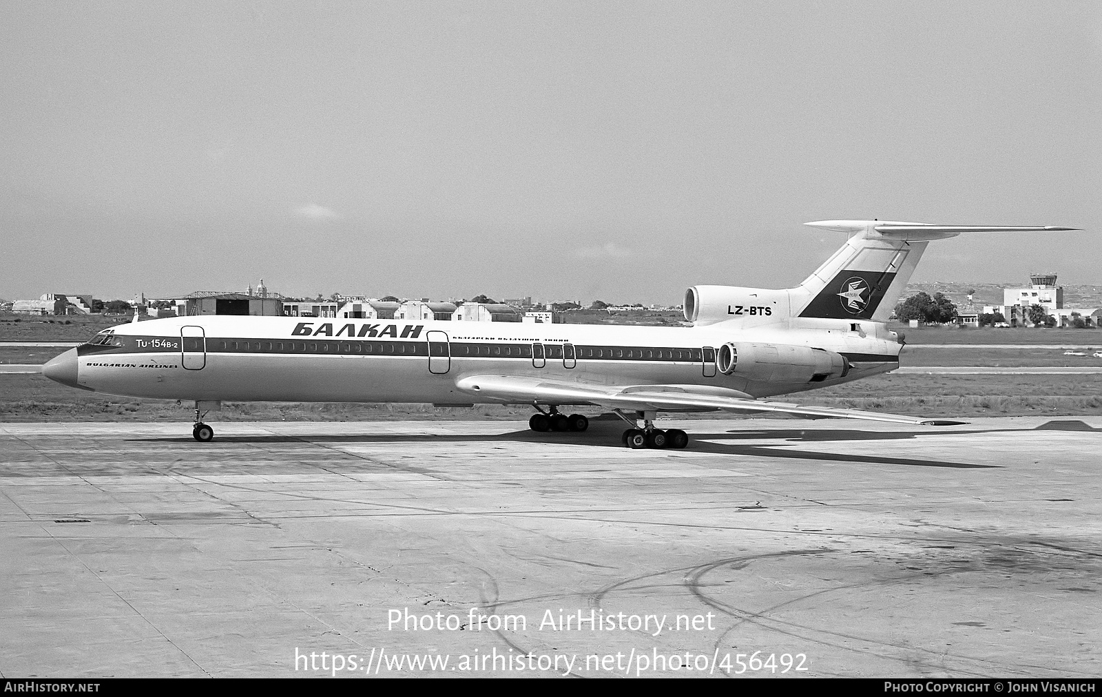 Aircraft Photo of LZ-BTS | Tupolev Tu-154B-2 | Balkan - Bulgarian Airlines | AirHistory.net #456492