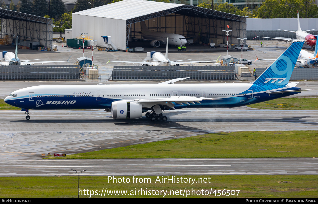 Aircraft Photo of N779XW | Boeing 777-9 | Boeing | AirHistory.net #456507