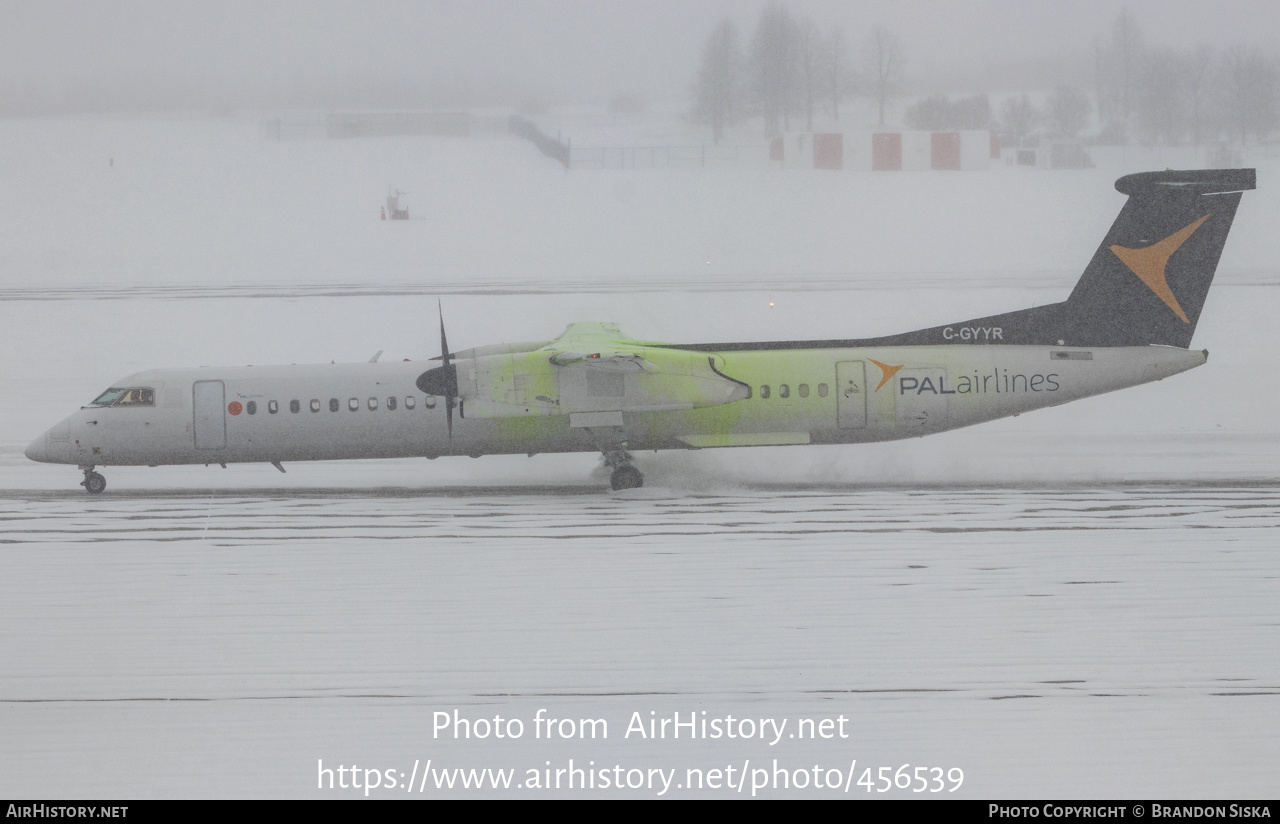 Aircraft Photo of C-GYYR | Bombardier DHC-8-402 Dash 8 | PAL Airlines - Provincial Airlines | AirHistory.net #456539