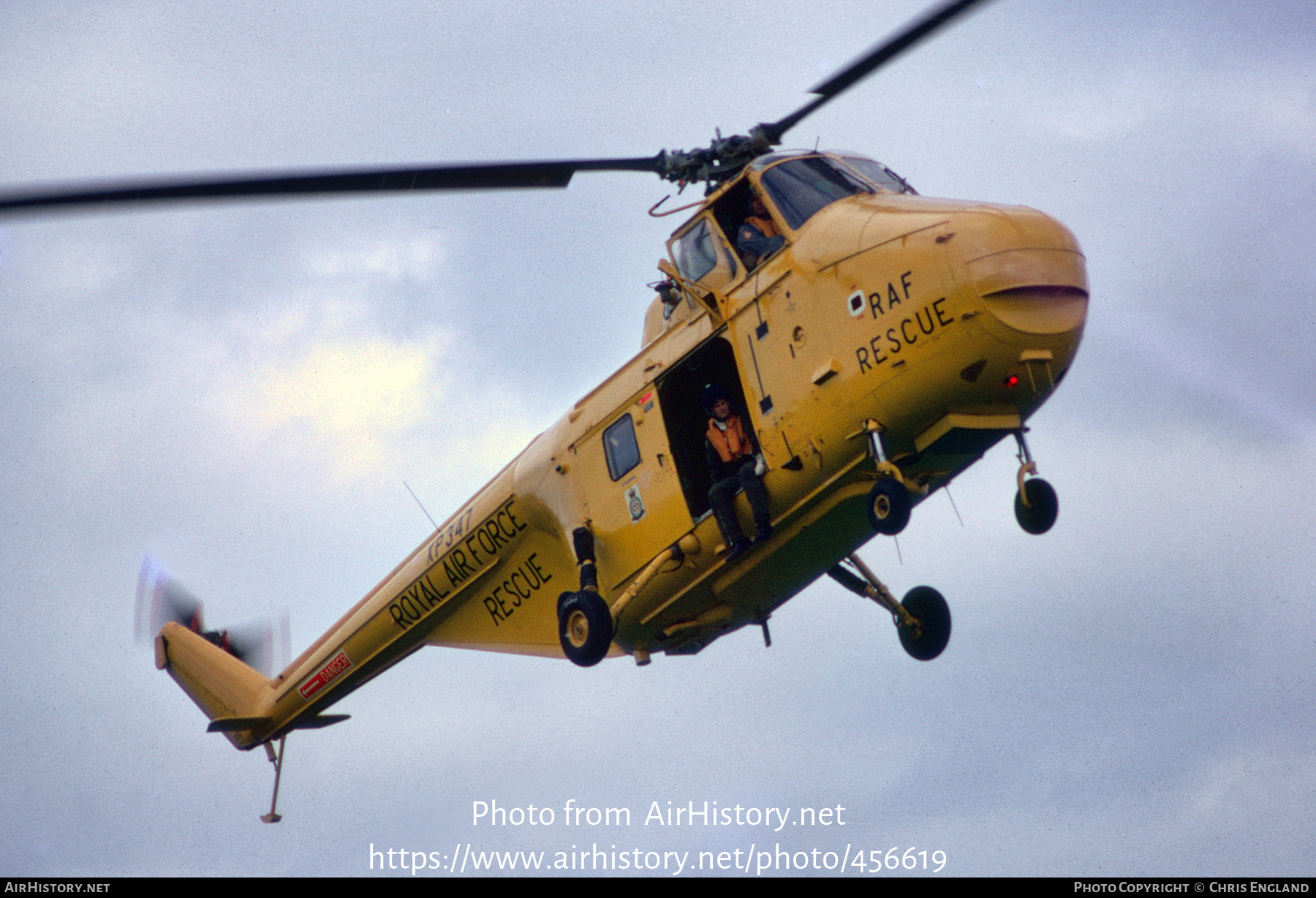 Aircraft Photo of XP347 | Westland WS-55-3 Whirlwind HAR10 | UK - Air Force | AirHistory.net #456619