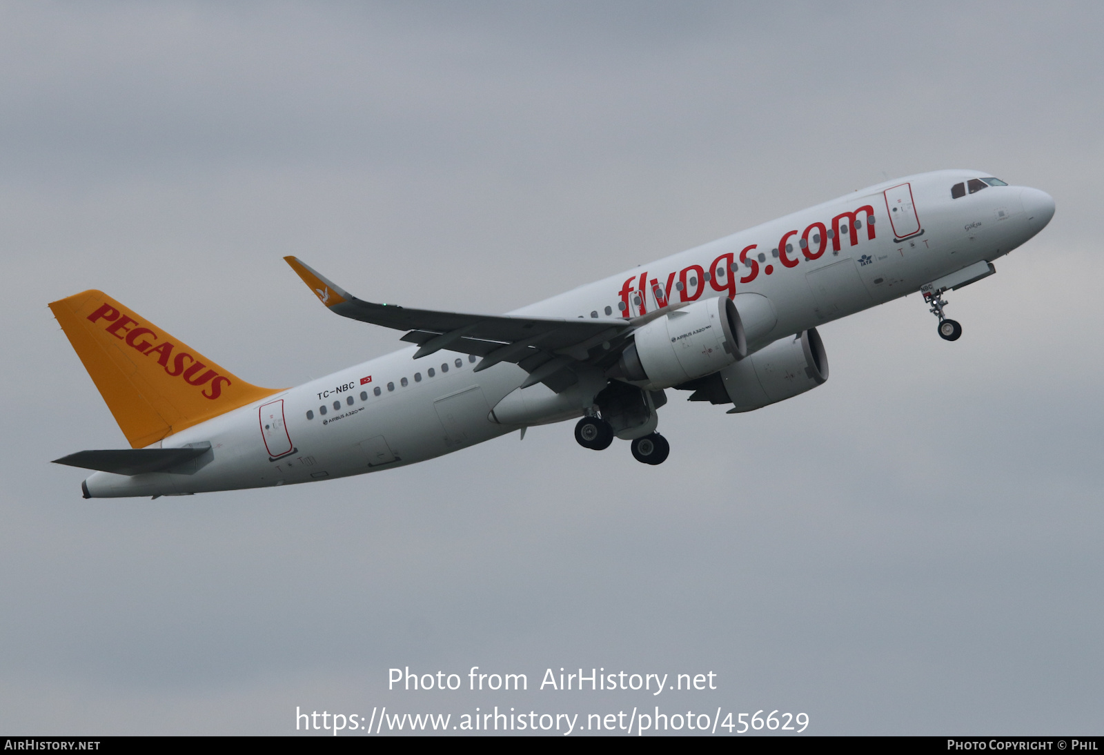 Aircraft Photo of TC-NBC | Airbus A320-251N | Pegasus Airlines | AirHistory.net #456629