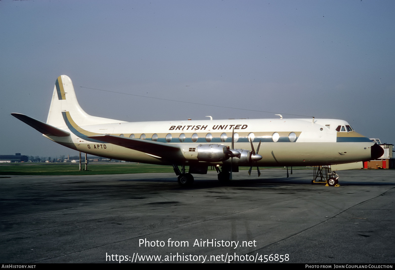 Aircraft Photo of G-APTD | Vickers 833 Viscount | British United Airways - BUA | AirHistory.net #456858