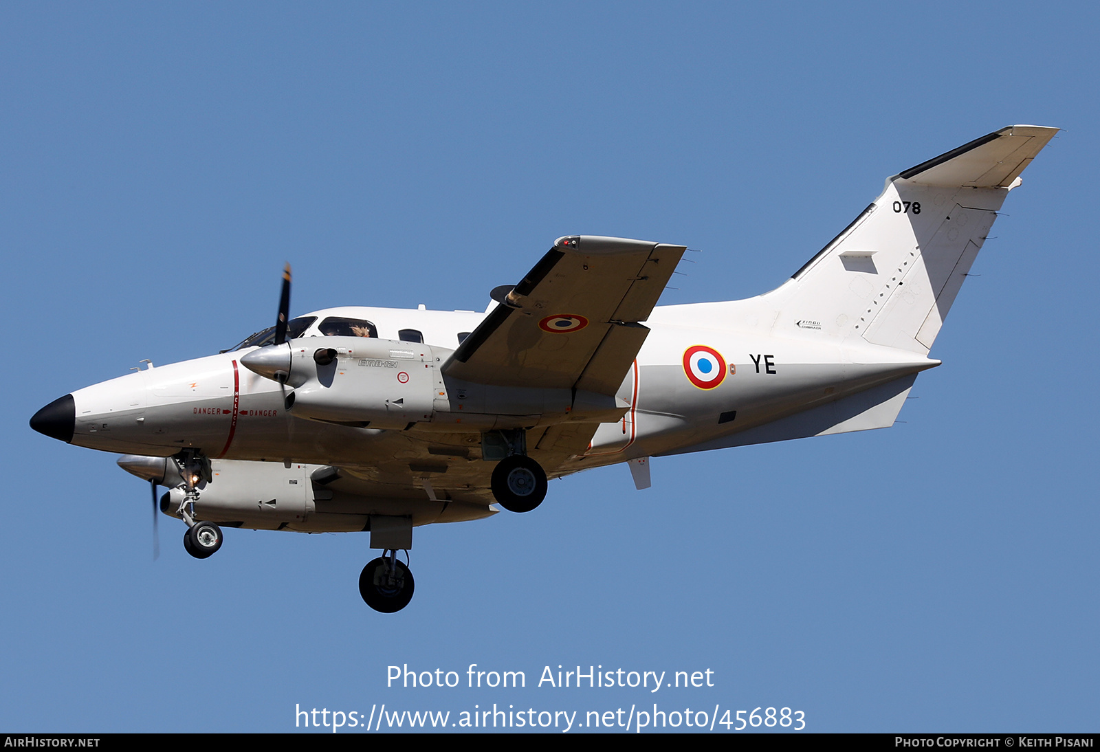 Aircraft Photo of 078 | Embraer EMB-121AA Xingu | France - Air Force | AirHistory.net #456883