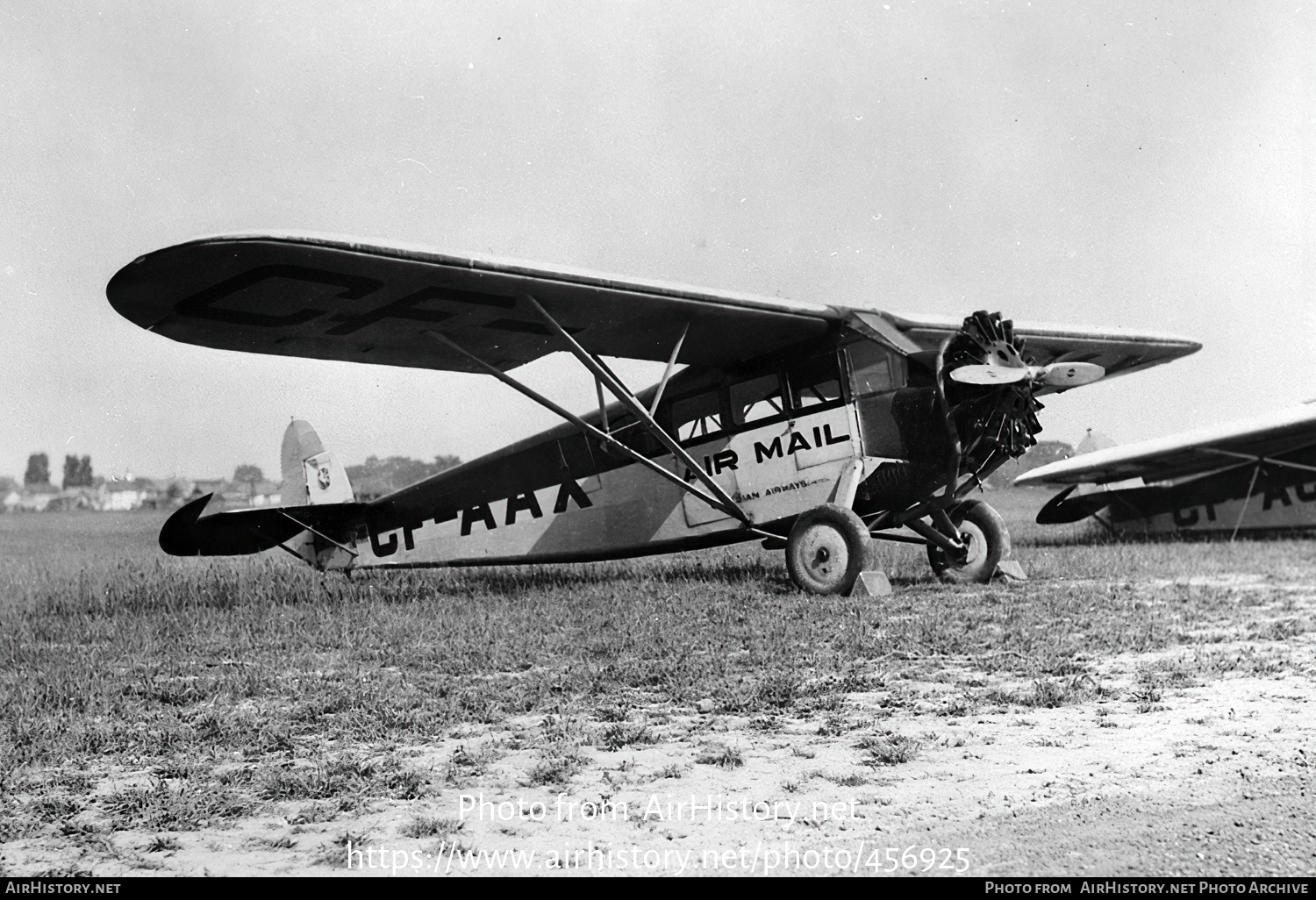 Aircraft Photo of CF-AAX | Fairchild 71 | Canadian Airways | AirHistory ...