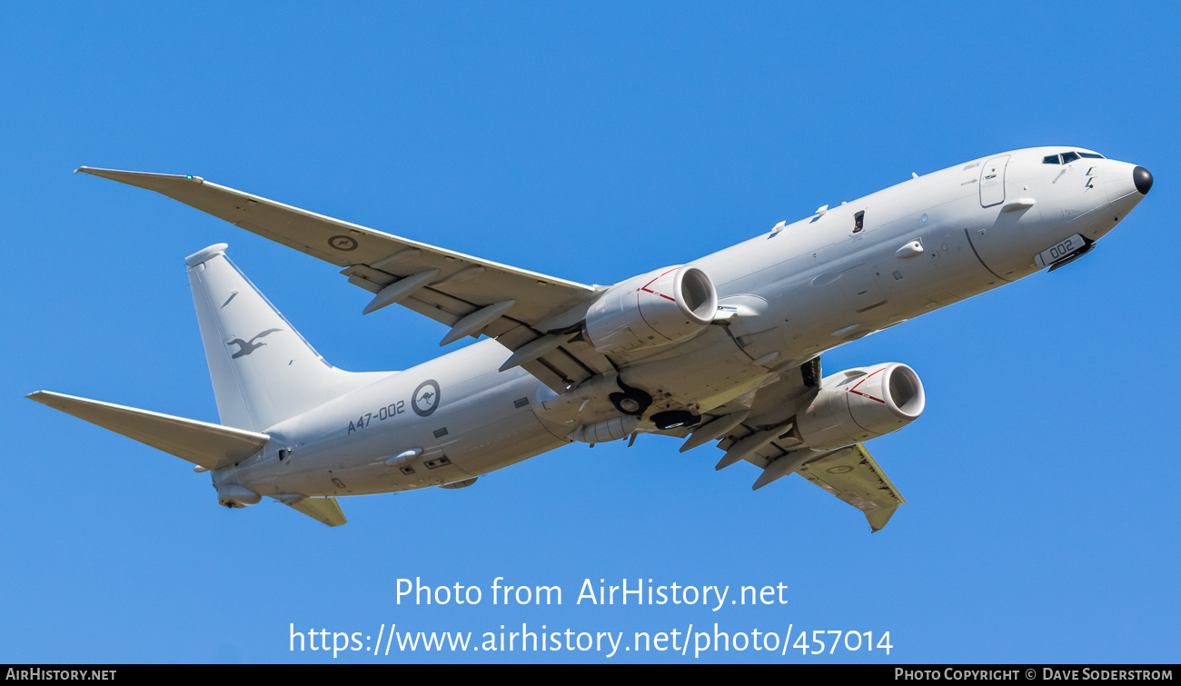 Aircraft Photo of A47-002 | Boeing P-8A Poseidon | Australia - Air Force | AirHistory.net #457014