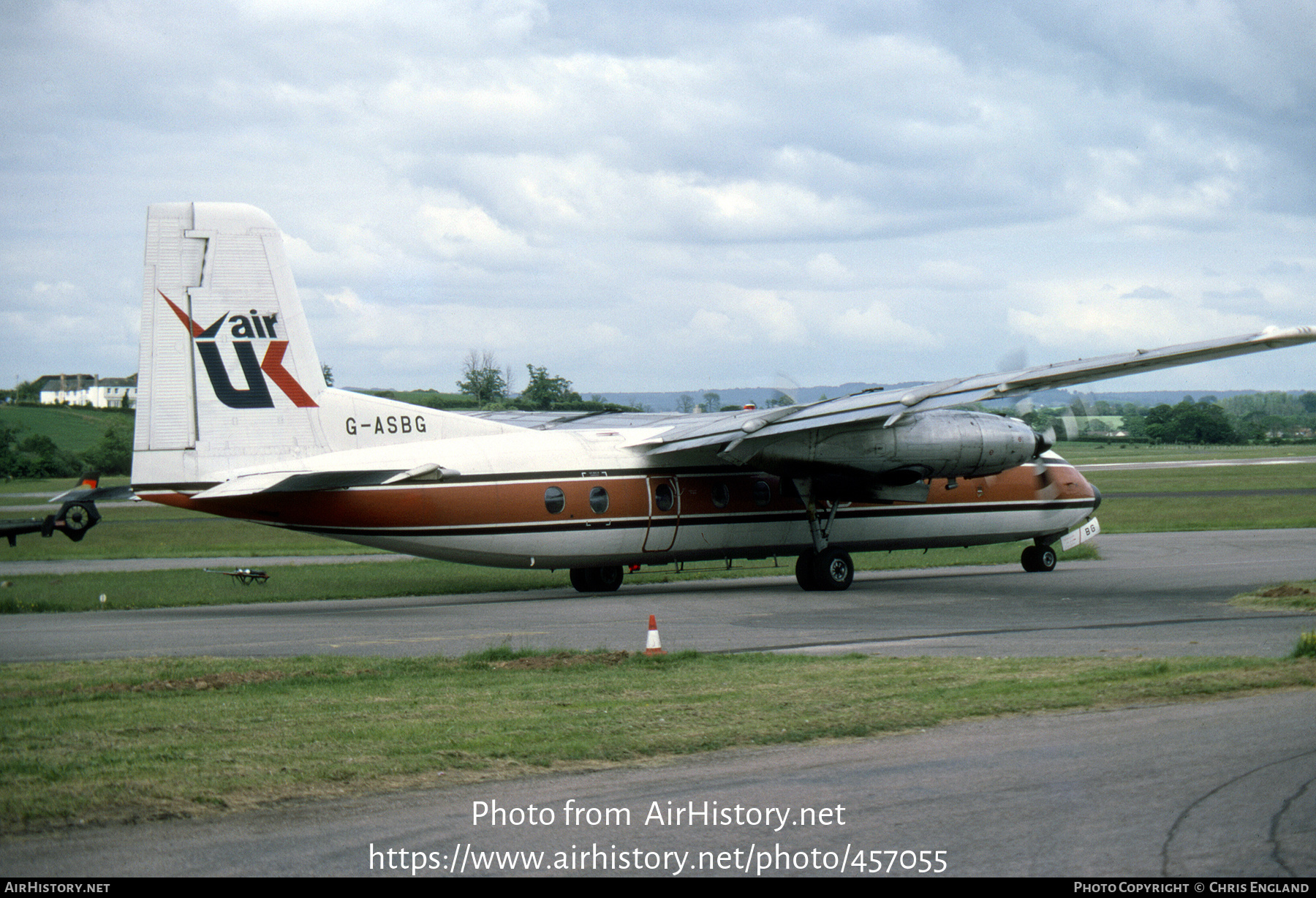 Aircraft Photo of G-ASBG | Handley Page HPR-7 Herald 203 | Air UK | AirHistory.net #457055