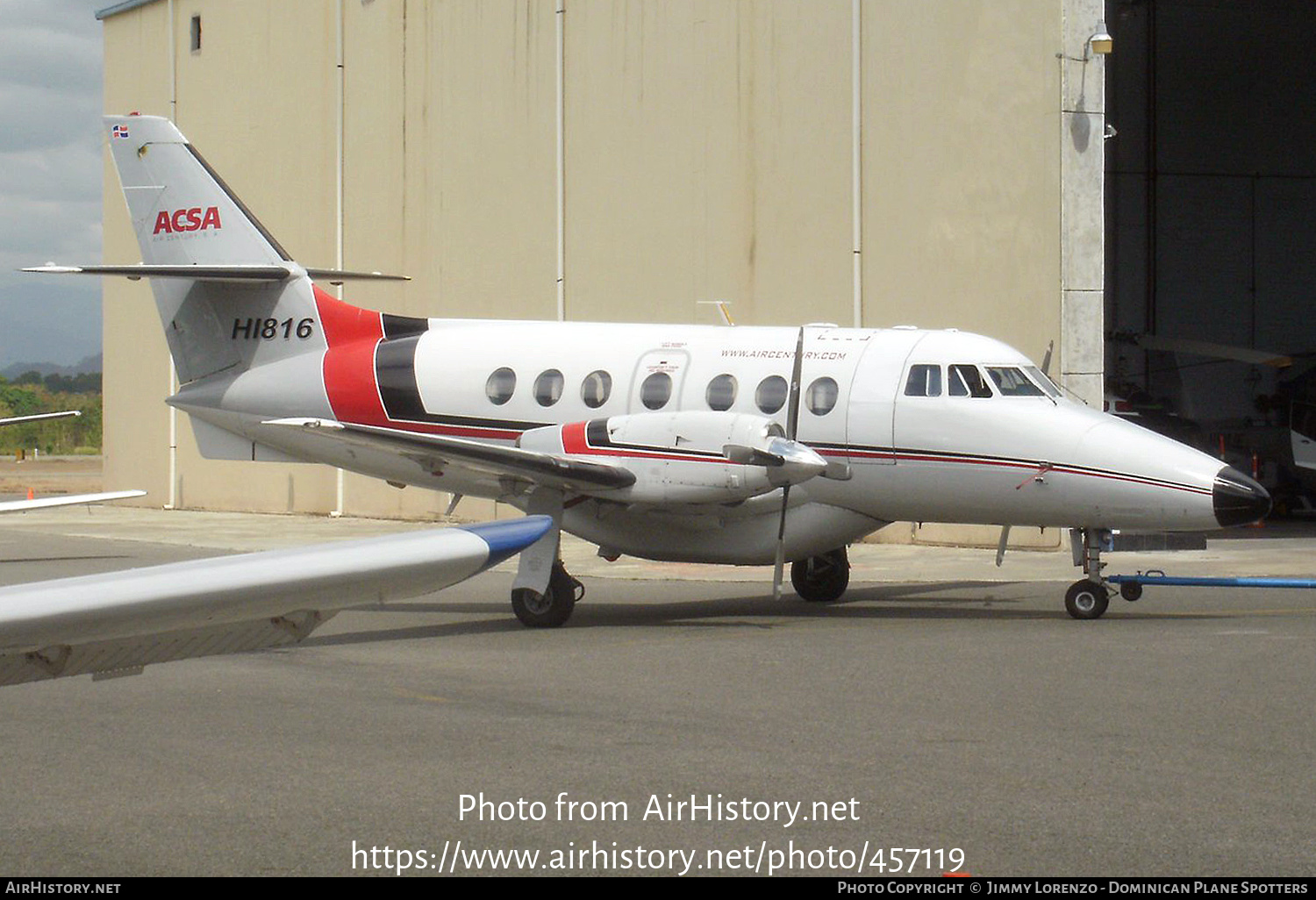 Aircraft Photo of HI816 | British Aerospace BAe-3101 Jetstream 31 | ACSA - Air Century | AirHistory.net #457119